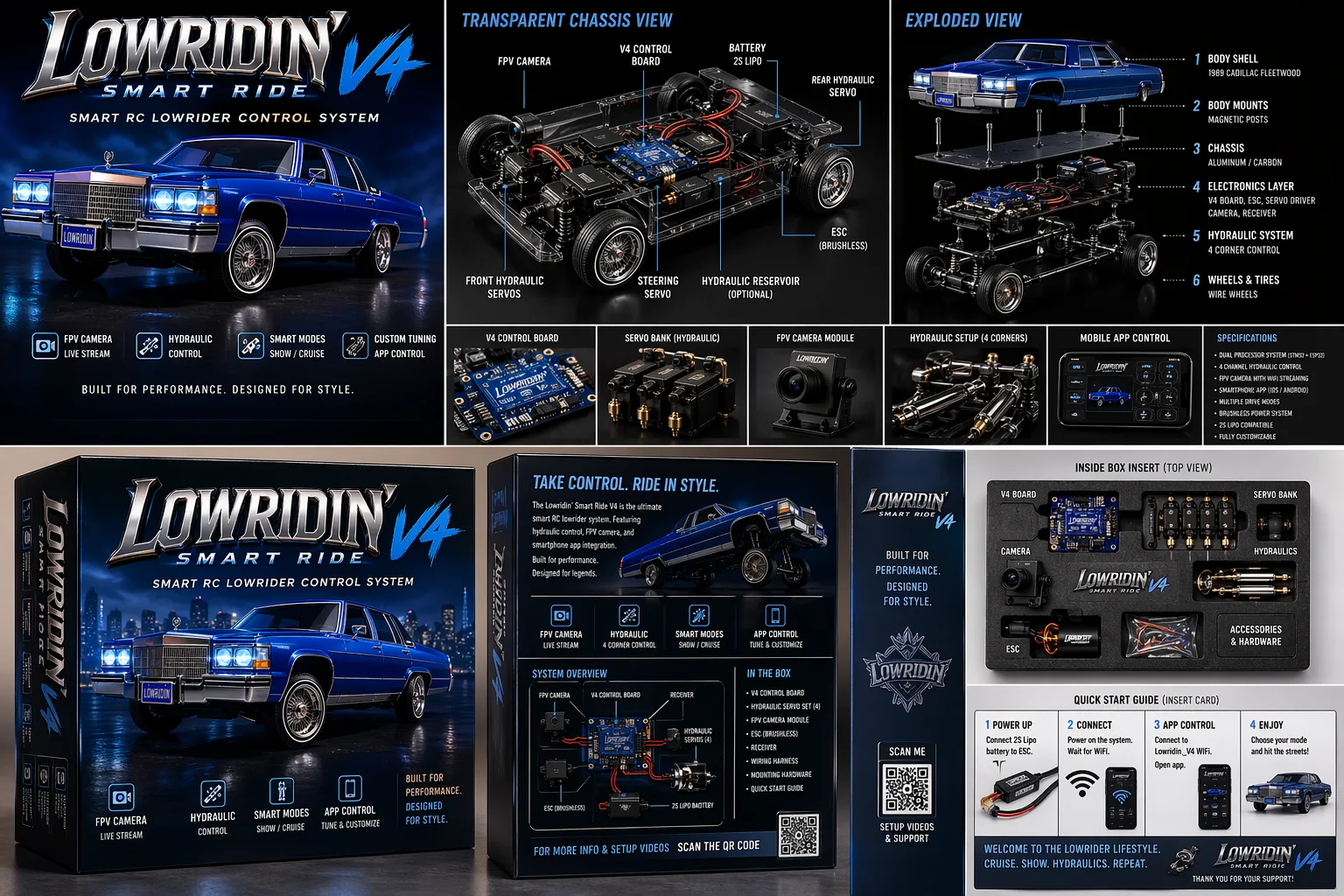Lowridin Smart Ride V4 lowrider controller product overview